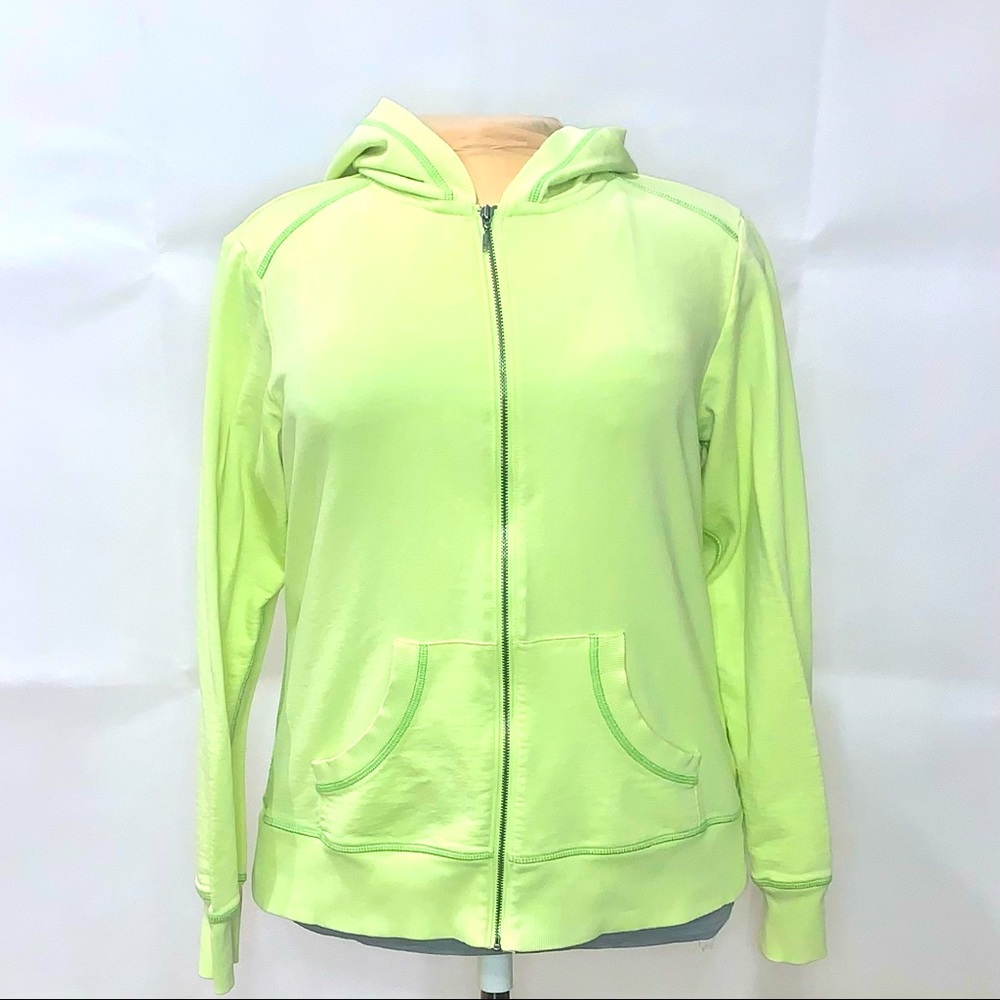 Columbia - Green Womens Light Weight Zip Up Hoodie Size L